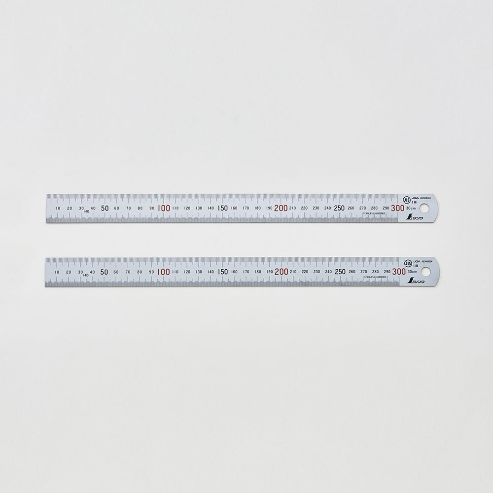 Stainless Steel Ruler 300mm (2pieces/1set) – TASUKI-JAPAN
