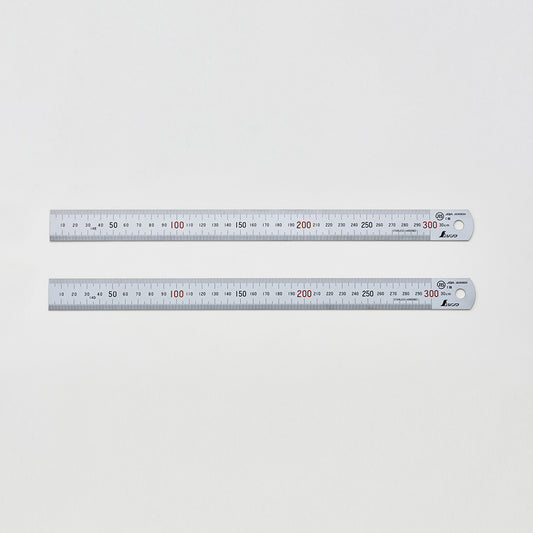 Stainless Steel Ruler 300mm (2pieces/1set)